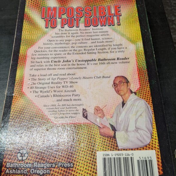 Uncle John's unstoppable bathroom reader 16th edition - Picture 2 of 2